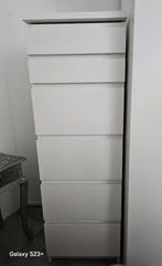 Malm ladekast met spiegel, Huis en Inrichting, Kasten | Ladekasten, Ophalen, Minder dan 50 cm, 5 laden of meer, Zo goed als nieuw