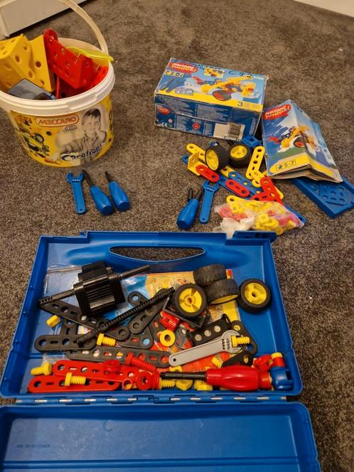 Diverse Sets Meccano junior in een koop, Kinderen en Baby's, Speelgoed | Educatief en Creatief, Zo goed als nieuw, Bouwen, Ophalen of Verzenden