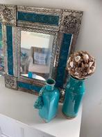 Spiegel uit Mexico, 2 vazen, pullen en accessoires, Huis en Inrichting, Woonaccessoires | Spiegels, Ophalen, Gebruikt