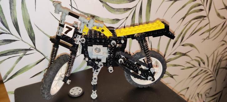 Lego Technic 8838 Shock Cycle - Vintage Technic Motor, Kinderen en Baby's, Speelgoed | Duplo en Lego, Gebruikt, Lego, Complete set