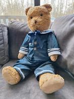 Antieke Teddybeer in Matrozenpak, Ophalen of Verzenden