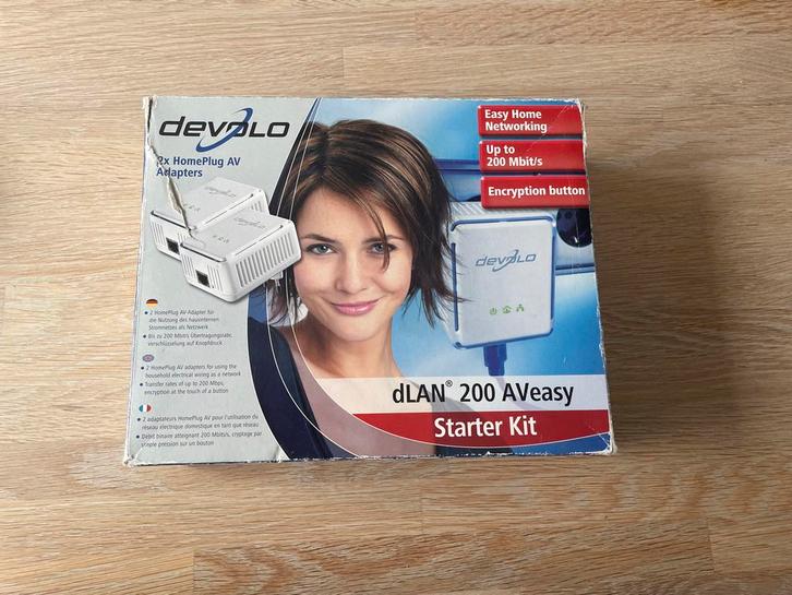 Devolo dLAN 200 AVeasy Starter Kit, Computers en Software, Routers en Modems, Gebruikt, Router, Ophalen of Verzenden