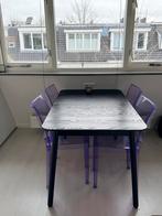 Zuiver Glimps design tafel, Huis en Inrichting, Tafels | Eettafels, Ophalen, 100 tot 150 cm, 50 tot 100 cm, Zo goed als nieuw