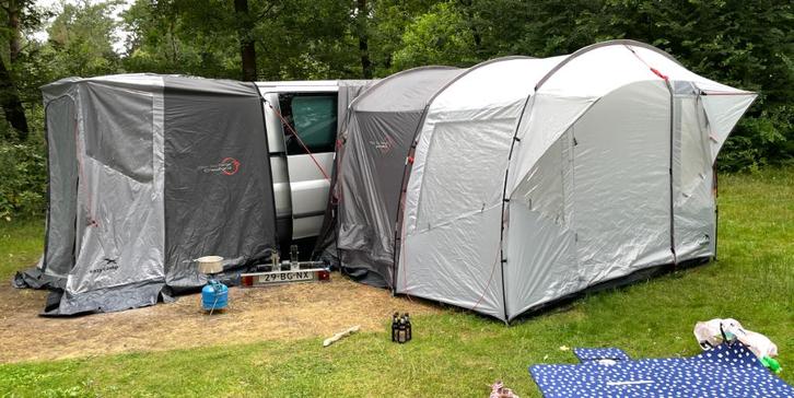 Easycamp Crowford achterklep tent voor camperbus, Caravans en Kamperen, Tenten, tot en met 2, Zo goed als nieuw, Ophalen
