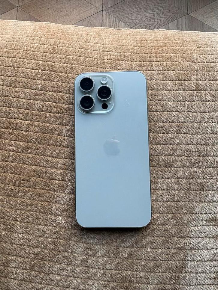 Iphone 15 pro max - 256 GB, Telecommunicatie, Mobiele telefoons | Apple iPhone, Zo goed als nieuw, 256 GB, iPhone 15 Pro Max, Grijs