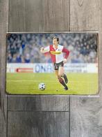 Blikken bordje Johan Cruyff (Feyenoord), Verzamelen, Sportartikelen en Voetbal, Verzenden, Zo goed als nieuw, Feyenoord, Overige typen