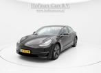Tesla Model 3 Long Range AWD 75 kWh TREKHAAK AUTOPILOT BTW, Auto's, Zwart, Zwart, Origineel Nederlands, 351 pk