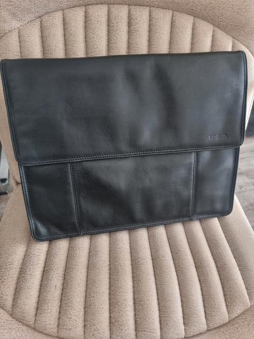 NIEUW PICARD aktetas laptoptas 100% leer zwart, Computers en Software, Laptoptassen, Nieuw, Aktetas, 14 inch, Ophalen of Verzenden