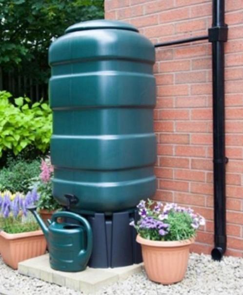 Regenton (Voordeelset) Garden 250 liter groen of antraciet, Tuin en Terras, Regentonnen, Nieuw, Kunststof, 150 liter of meer, Met kraantje