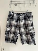 Geruite Cargo Short - W32., Maat 52/54 (L), Zwart, Ophalen of Verzenden, Coolcat
