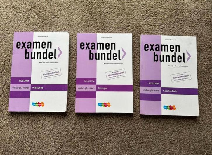 Examenbundels vmbo-gt/mavo 2023-2024, Boeken, Schoolboeken, Zo goed als nieuw, Overige vakken, VMBO, Ophalen of Verzenden