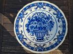Groot Decoratief Bord Boch Delft Handworked, Ophalen of Verzenden