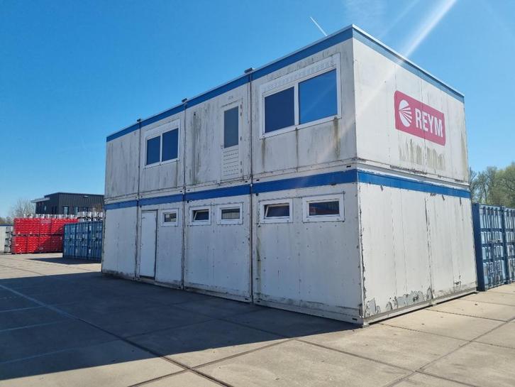 Woonunit 4 Units kantine kantoor met Toiletten Douch, Zakelijke goederen, Machines en Bouw | Keten en Containers, Ophalen