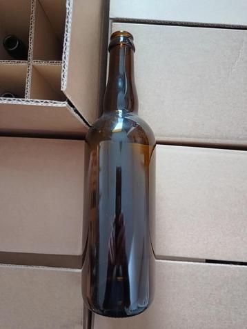 Bierfles Biere belge 75 cl 26 mm 8X doos 12 stuks ongebruikt beschikbaar voor biedingen