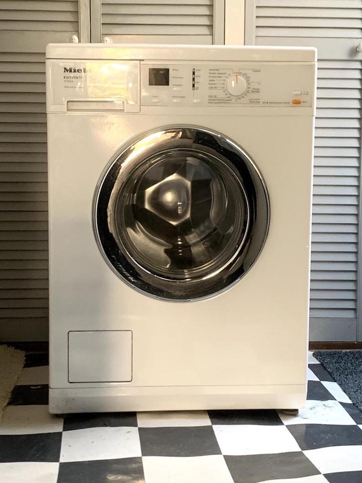 Goede Miele wasmachine W3164 Edition 111, Witgoed en Apparatuur, Wasmachines, Gebruikt, Voorlader, 6 tot 8 kg, 85 tot 90 cm, 1200 tot 1600 toeren