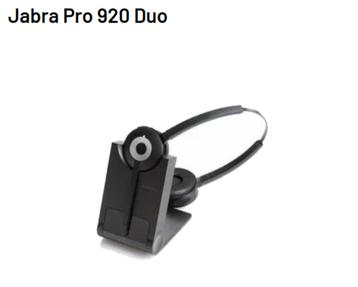 Jabra Pro 920 Duo draadloze headset beschikbaar voor biedingen