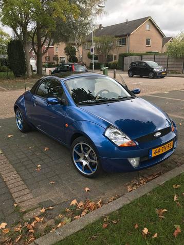 Cabrio Ford Ka 1.6 Streetka 2004 Blauw 4750,00 beschikbaar voor biedingen