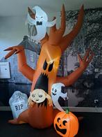 Automatisch opblaasbaar HALLOWEEN figuur + Led - Decoratie, Ophalen of Verzenden, Zo goed als nieuw, Versiering, Halloween of Griezel
