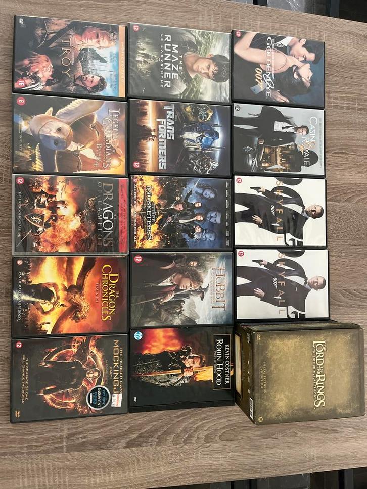 Actiefilms DVD Collectie, Cd's en Dvd's, Dvd's | Overige Dvd's, Gebruikt, Boxset, Vanaf 12 jaar, Ophalen of Verzenden