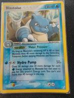 Blastoise 14/100 Crystal guardians Holo EXC, Ophalen of Verzenden, Zo goed als nieuw, Losse kaart