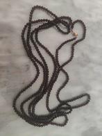 Granaat ketting met 14 karaat gouden slot, Ophalen of Verzenden, Goud, Ketting, Met edelsteen