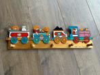 Leuke houten trein kapstok voor kinderkamer, Ophalen, Zo goed als nieuw, Kapstokje