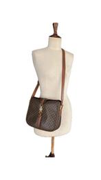 Authentieke vintage Céline bruine crossbody tas, Ophalen of Verzenden, Zo goed als nieuw, Bruin, Schoudertasje
