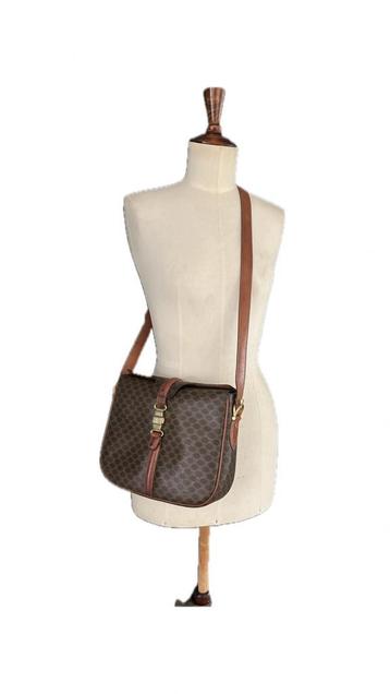 Authentieke vintage Céline bruine crossbody tas beschikbaar voor biedingen