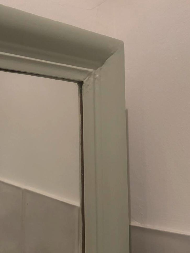 Mooie Oude Spiegel met Lijst, Huis en Inrichting, Woonaccessoires | Spiegels, Gebruikt, 75 tot 100 cm, Minder dan 100 cm, Rechthoekig