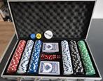 Pokerset 300 Chips in Koffer, Hobby en Vrije tijd, Gezelschapsspellen | Kaartspellen, Vijf spelers of meer, Ophalen of Verzenden