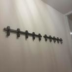 Kapstok zwart 2x Jisk, Huis en Inrichting, Wandkapstok, Ophalen of Verzenden, Zo goed als nieuw, Minder dan 100 cm