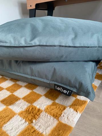 2x zitzak Lebel van Leenbakker in de kleur Agavegroen/blauw beschikbaar voor biedingen