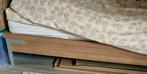 Tweepersoons bed zonder matras., Antiek en Kunst, Ophalen