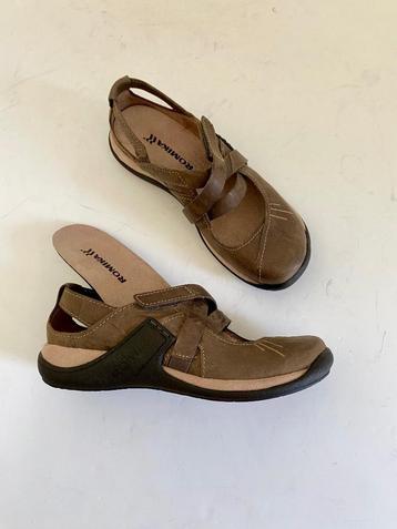 J310 Romika maat 37 leren sandalen ballerina schoenen bruin beschikbaar voor biedingen