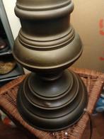 Opaline Glas Staande Lamp met Koperen Details, Gebruikt, 100 tot 150 cm, Vintage, Ophalen of Verzenden