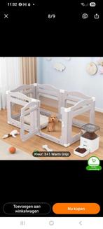 Puppy box 8 delig, Ophalen of Verzenden, Kooi, Minder dan 60 cm