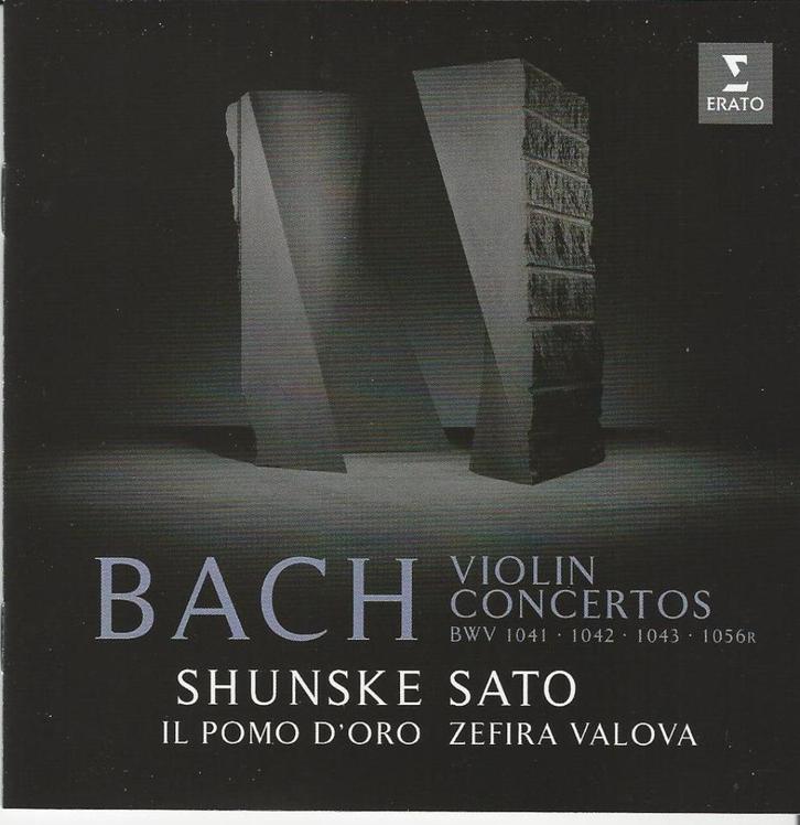 Bach - Violin concertos / Shunske Sato = 8,99, Cd's en Dvd's, Cd's | Klassiek, Zo goed als nieuw, Kamermuziek, Classicisme, Ophalen of Verzenden