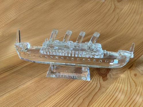 Titanic Kristal Miniatuur | Katina Crystal Titanic Figure, Antiek en Kunst, Antiek | Glas en Kristal, Ophalen of Verzenden