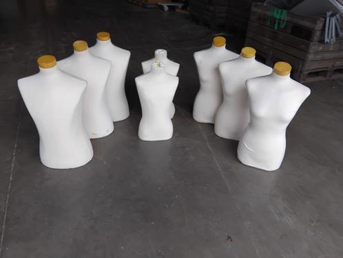 Paspop Buste Torso Man 3x Vrouw 3x Kind 2x etalage, Hobby en Vrije tijd, Naaien en Fournituren, Gebruikt, Paspop, Ophalen