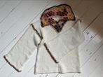 Vintage trui gebreid S boho hippie, Ophalen of Verzenden, Wit, Zo goed als nieuw, Maat 36 (S)