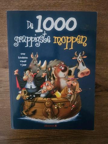 De 1000 Grappigste Moppen - Kinderboek beschikbaar voor biedingen