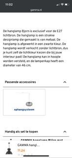 Hanglamp industrieel, Huis en Inrichting, Lampen | Hanglampen, Ophalen, Zo goed als nieuw, Metaal, Minder dan 50 cm