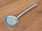 Roestvrijstalen schuimspaan zgan, Ophalen of Verzenden, Zo goed als nieuw, Rvs of Chroom, Los bestek