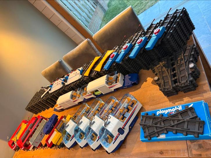 Mega trein set!!! Zie beschrijving, Kinderen en Baby's, Speelgoed | Playmobil, Zo goed als nieuw, Ophalen