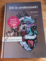 Dit is onderzoek! Baarda - HBO Studieboek (2e editie), Ophalen of Verzenden, Zo goed als nieuw, HBO, Ben Baarda