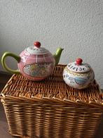 Blond theepot en suikerpot, Huis en Inrichting, Keuken | Servies, Ophalen, Zo goed als nieuw, Aardewerk, Blond Amsterdam