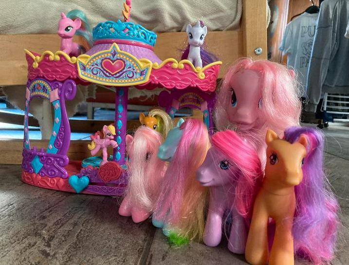 My Little Pony Draaimolen met Pony's, Kinderen en Baby's, Speelgoed | Poppen, Gebruikt, Overige typen, Ophalen