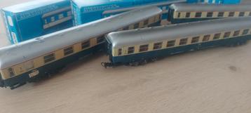 3 Märklin DB d-tr rtg'n+ verl.artnr 2x4091+14092 in ovp beschikbaar voor biedingen