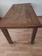 Eettafel oud teakhout, Huis en Inrichting, Tafels | Eettafels, Ophalen, Gebruikt, Teakhout, 50 tot 100 cm