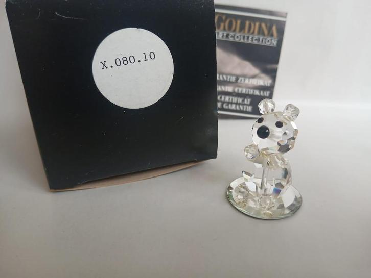 Goldina Art Collection kristallen beer, Antiek en Kunst, Curiosa en Brocante, Ophalen of Verzenden